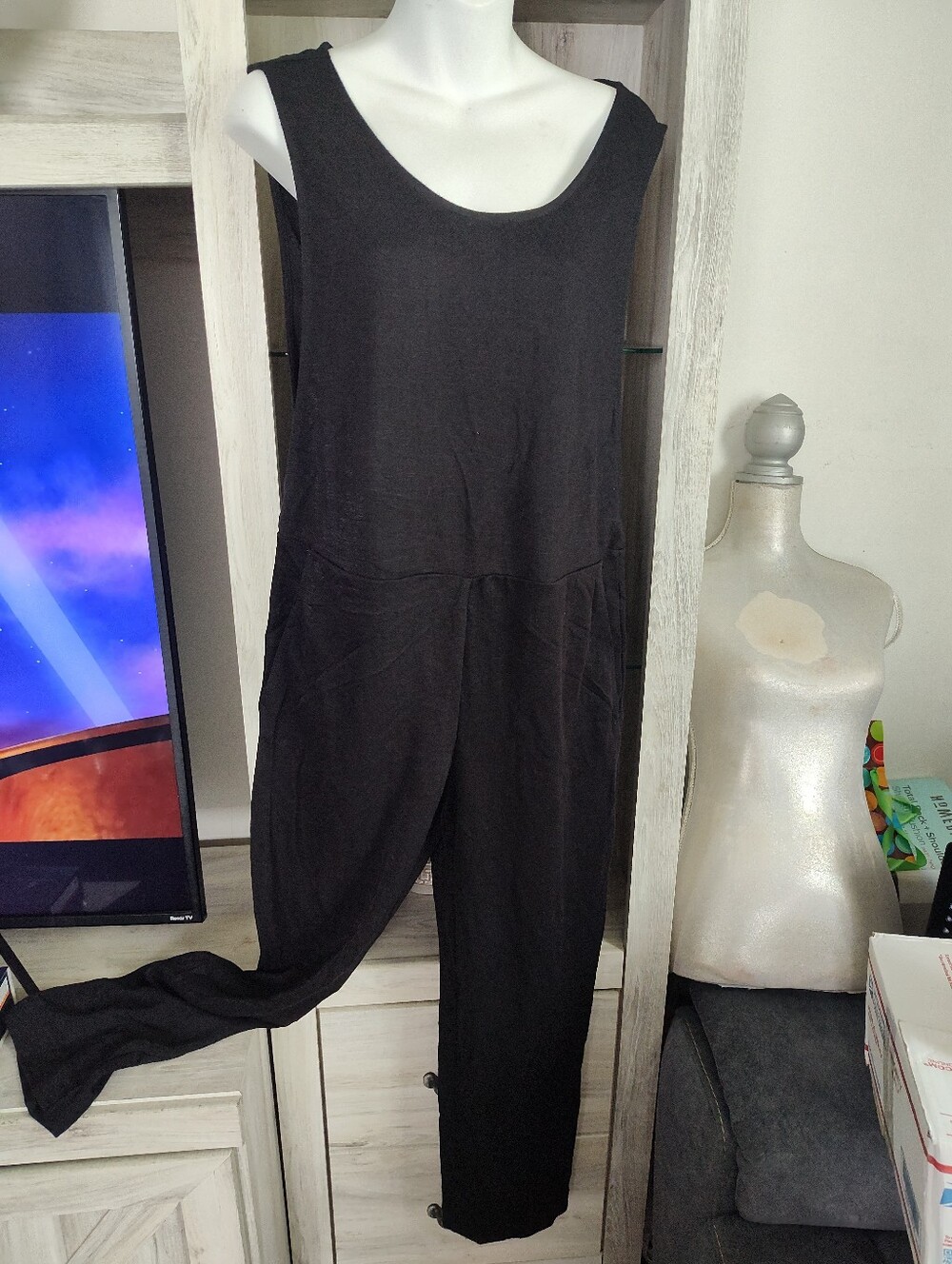 Club Monaco Sleeveless Black Jumpsuit - Classic Everyday Style SZ Small With Tag